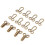 10 Pcs Fur Coat Hook Fasteners Sew for Over Coat 15