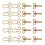 10 Pcs Fur Coat Hook Fasteners Sew for Over Coat 12