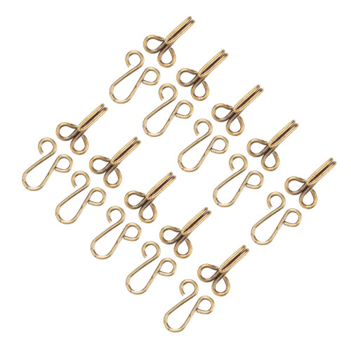 10 Pcs Fur Coat Hook Fasteners Sew for Over Coat 2