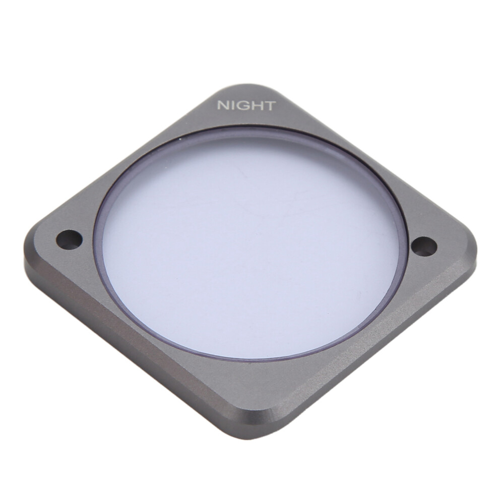 Night Optical Glass Lens Filter For Dji Action 2 Sports Camera, Aluminum 8731333049696