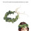 Guirnalda de eucalipto - Anillo para el cabello verde artificial 8