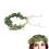 Guirnalda de eucalipto - Anillo para el cabello verde artificial 16