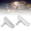Pair Gas Prop Strut Spring M10 Ball Stud Socket 12