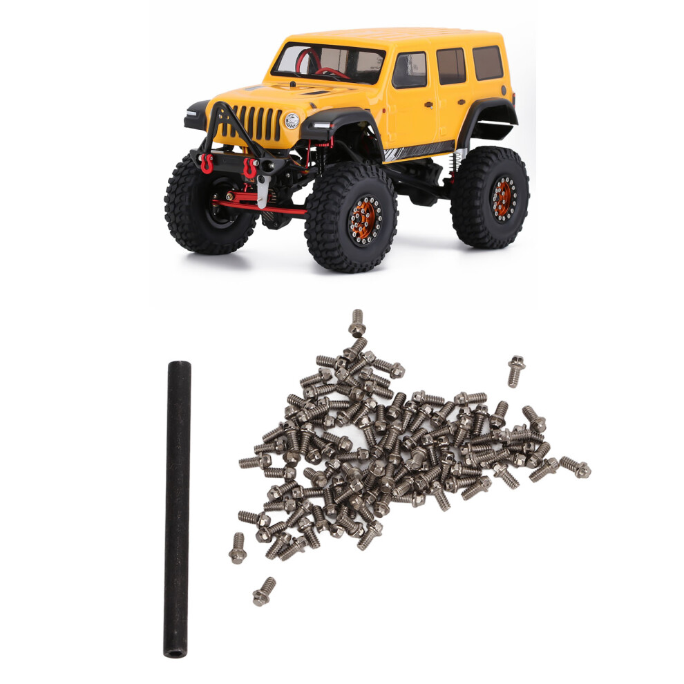 100pcs 3mm Stainless Steel M1.4 Screws for RC Car Models-image-OPC-PJBPT9S-NEW