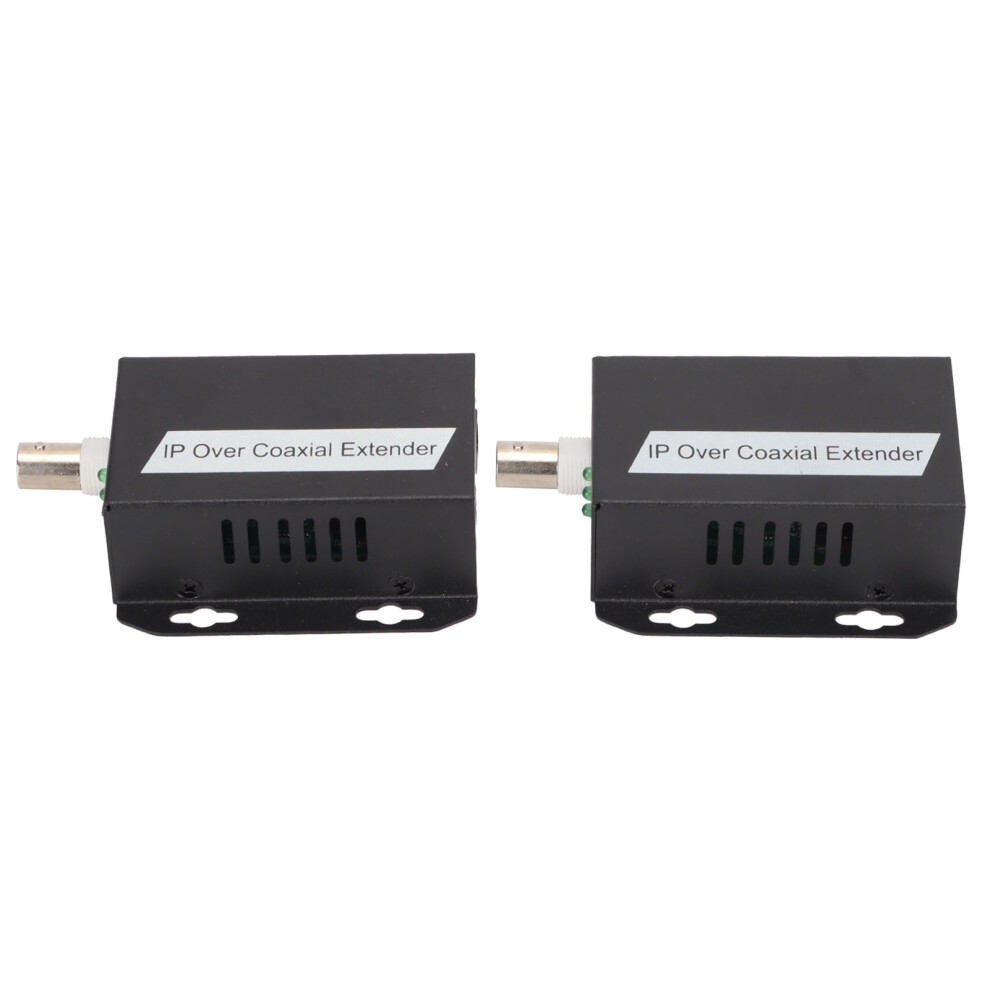 2Pcs Ip Extender, 100M Rj45 & 500M Coaxial, Compact Stable Ethernet Adapter 8781333052172