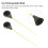 Mini Ultralight Ice Fishing Rod Set 27cm Portable ABS Solid Poles 7
