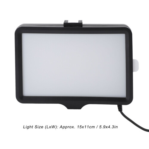 LED-Videoleuchte mit RGB-Filter, USB 5V, 1511 cm 1