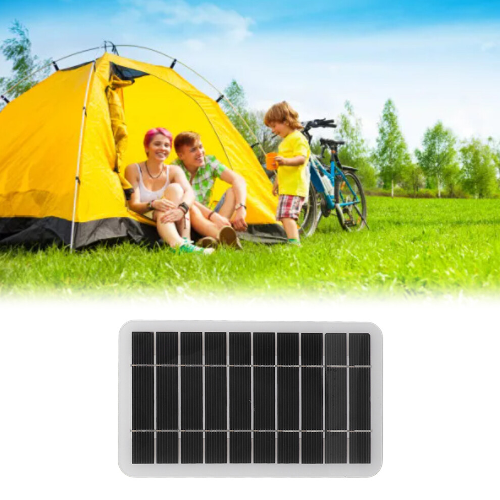 5V 2W Usb Solar Panel Charger, Portable Outdoor Power Bank, 157X94mm 8401333051387