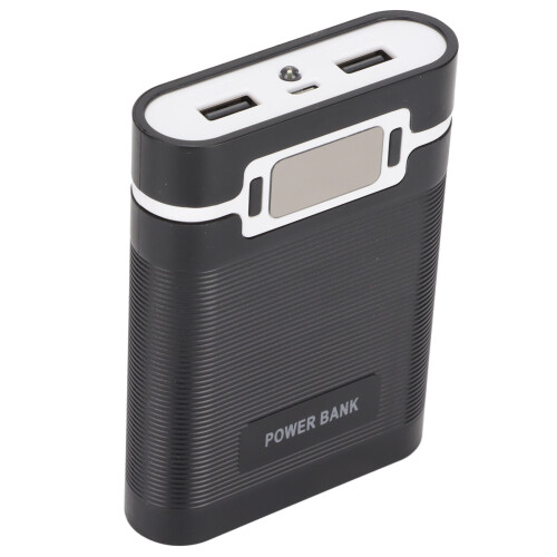 M08 DIY batterie externe 18650 4 cellules écran LCD noir