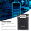 M08 DIY batterie externe 18650 4 cellules écran LCD noir 10