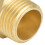Silenzatore pneumatico in ottone PSC-04 1/2in 30dB 9