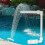 Give your pool elegance with an adjustable waterfall fountain decoration 2