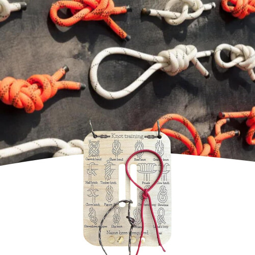 quick knot tool, Camping knot training accessory, 20 x 14 cm 1