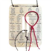 quick knot tool, Camping knot training accessory, 20 x 14 cm