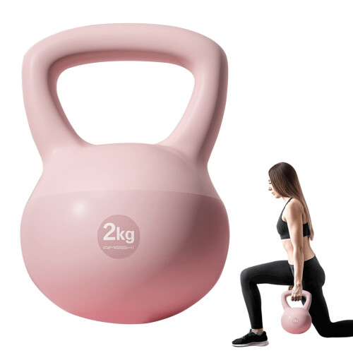 Fitness Kettlebell  4.4 lb Wide Grip for Weightlifting, Conditioning, Core Training