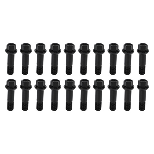 20pcs Black Wheel Lug Bolts Nuts Kit 0009907607