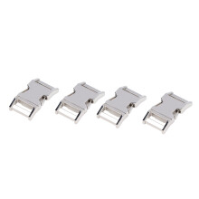 4 Stück Silbergusshalteclips mit Seitenauslösung, 30x58x25mm, leichtes Zubehör