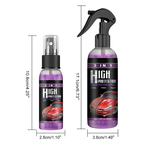 3 in 1 High Protection Car Coating Spray Quick 2