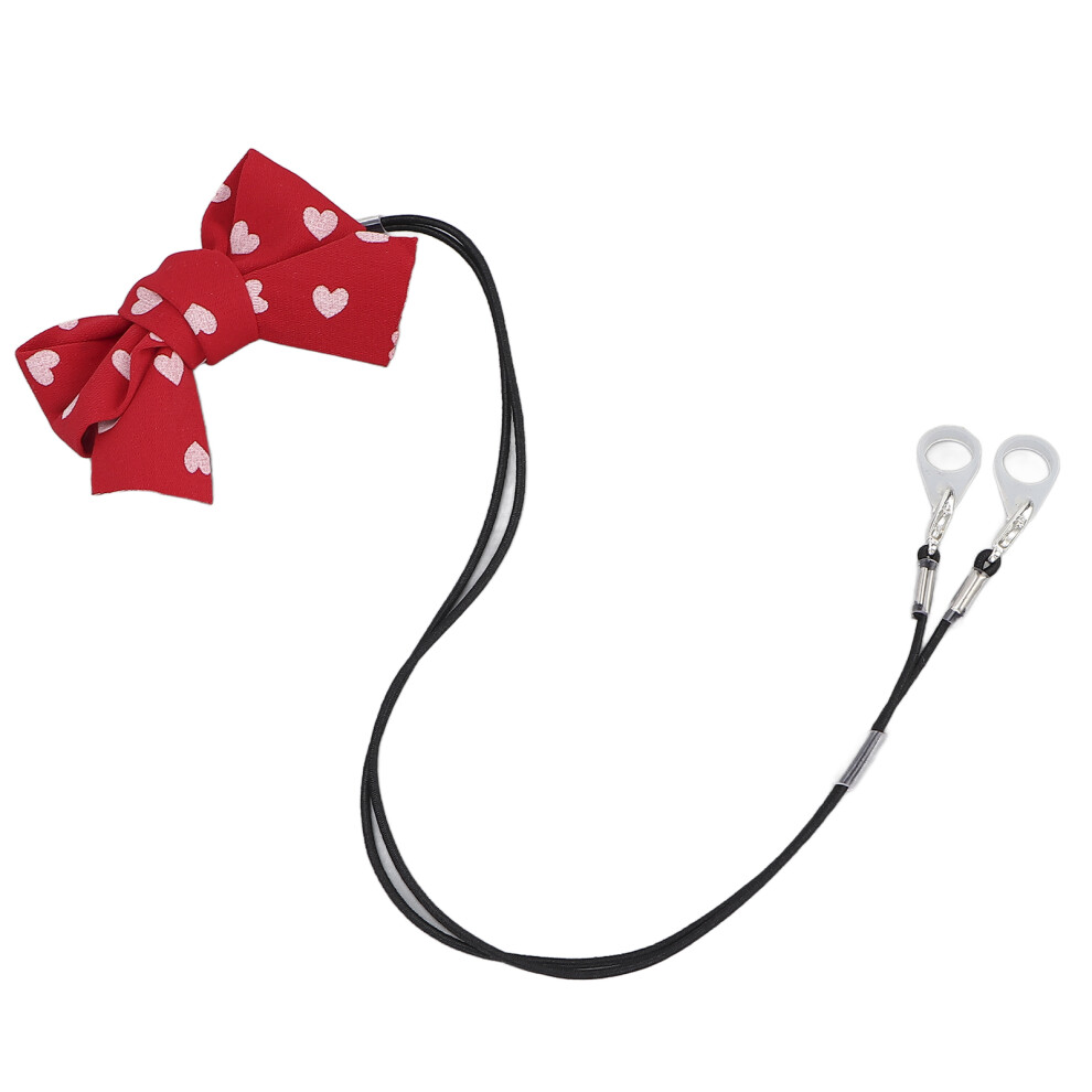 Cute Bowknot Hearing Aid Clip Lanyard for Adults Senior Loss Prevention