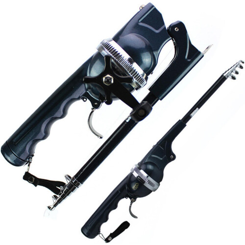 Folded Fishing Rod, Telescopic Fishing Rod, Easy to Carry Sea Worm ...