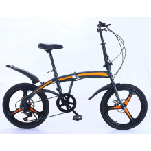 Folding Mountain Bike Double Shock Absorbing Front Fork 20 Inch 6 Speed