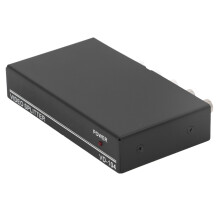 Divisor de vídeo 1 entrada 4 salidas 1080P enchufe UE aluminio