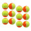 TennisPaddleball, Training, Training, Sport, GummiTennis, high elasticity, impacts, resistance, Tennis, 12 pieces Ref: 7462 1