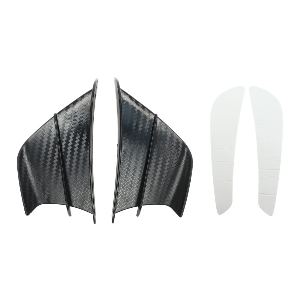 1 Pair Motorcycle Wind Wing Carbon Fibre Style 9121376206412
