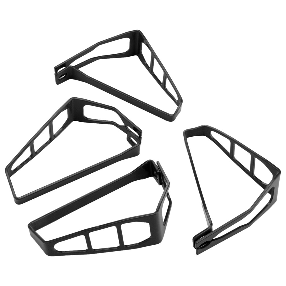 4 Pcs Motorcycle Turn Signal Grill Aluminium Alloy Black 9121376206665