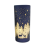 (Blue) LED Light Up Glass Cylinder Christmas Decoration - 20cm 1