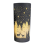 (Grey) LED Light Up Glass Cylinder Christmas Decoration - 20cm 1