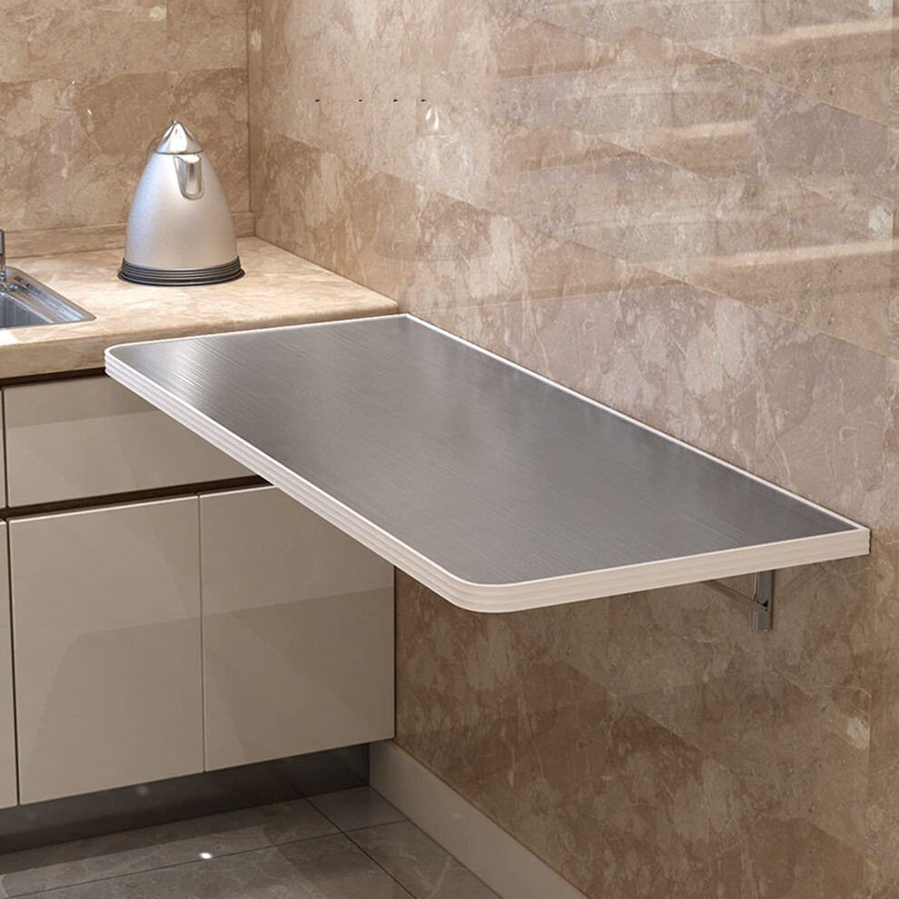 Mounted on the wall folding table, large storage space in a small area, suitable for bedroom, living room, kitchen, study, balcony, etc.-image-OPC-PJBPXM8-NEW