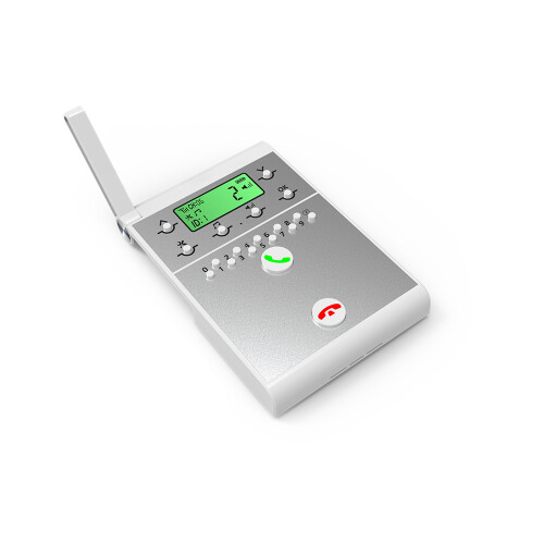 Sprechanlage 2000 mAh, 16x11x2 cm Schwarz/Silber 2