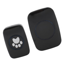 Campanello da porta per cani 100-240V Nero spina EU 9,5x6,5cm 60 mAh