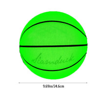 Night Glowing Holographic Basketball Size 7 - Reflective Ball Fun