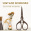 Vintage Stainless Steel Sewing Scissors Classical 2