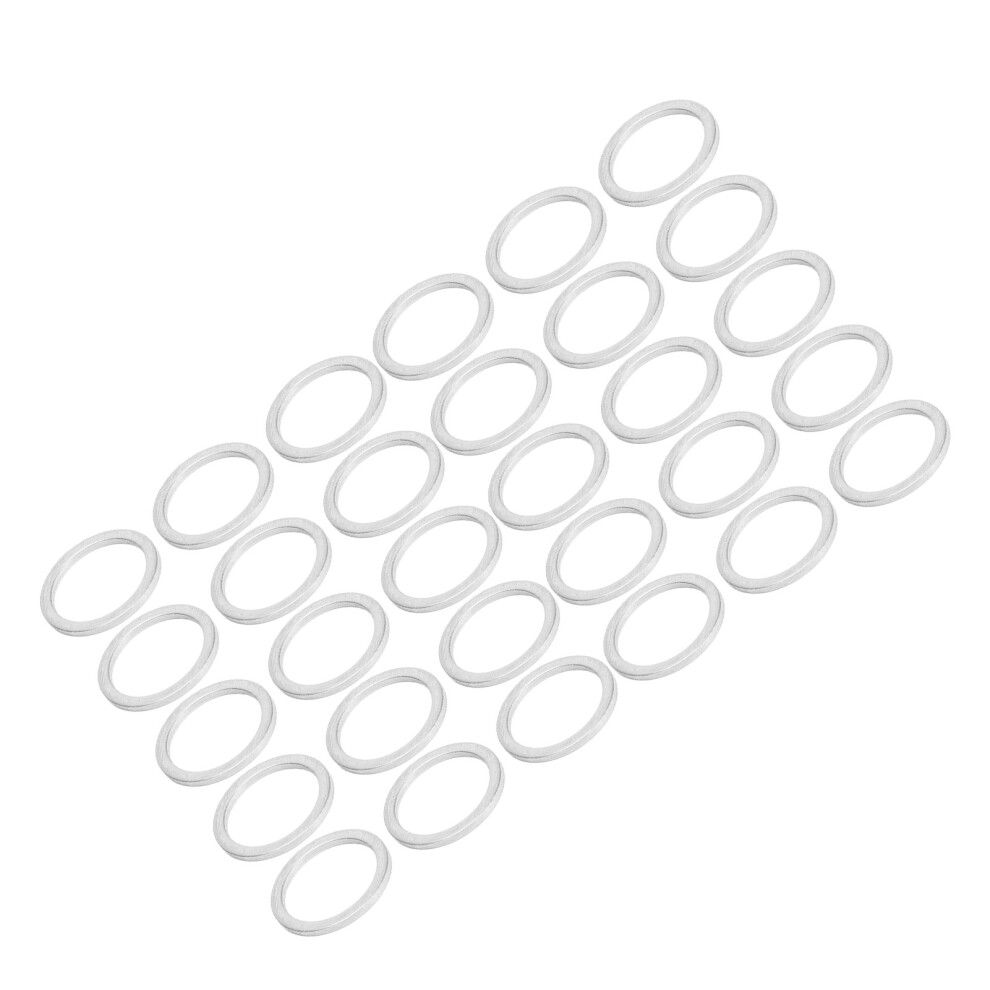 120Pcs Stainless Steel Flat Washers Gasket For Bearings, Wheels, Screws 15Mm 4971333066055
