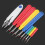 9 in 1 Thread Cutter Seam Ripper Plastic Handle 11