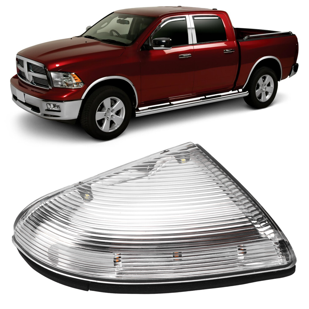 Dodge Ram 1500 2009Â2014 Left Mirror Turn Signal Oem Replacement Light/White 9311333067693
