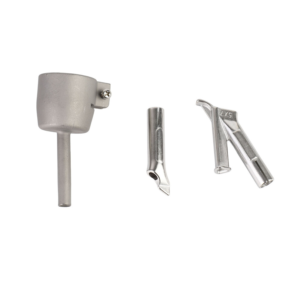 3Pcs Heat-Resistant Metal Nozzles For Pvc Welding Machine, Silvery 9401333069381