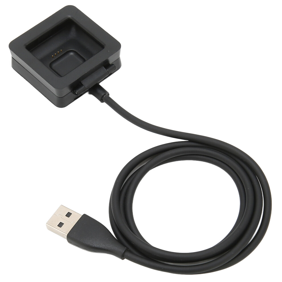 5V 500mA USB Charger for Fitness Smartwatch 1m/3.3ft Black Replacement