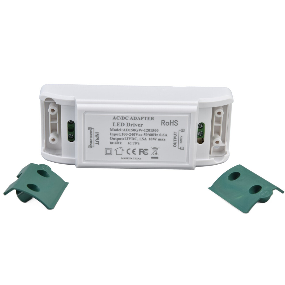 Led Driver 12V 1.5A 18W Constant Current Power Supply Abs 115X45x28mm 8361333071078