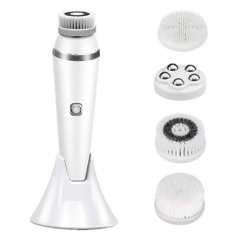 (white) Electric Powered Facial Brush Exfoliating Brush (ruipei)