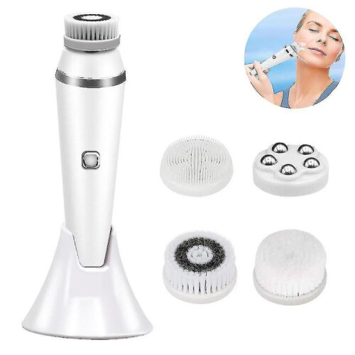 (white) Electric Powered Facial Brush Exfoliating Brush (ruipei) 1