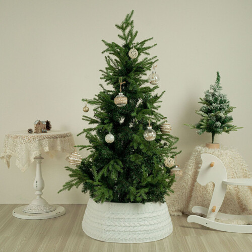 (ML-O1544B) White Christmas tree base (for support) 1