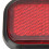 4 piezas de reflector rectangular de ABS rojo para vehículos 10