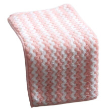 (Pink, 10PCS) 5 Pcs Microfiber Cleaning Rag Absorbent Fleece Cloth Scouring Towel