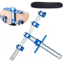 Punch Locator Adjustable Guide Sleeve Cabinet Hardware Jig Punch Locator Template Measuring