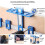 Punch Locator Adjustable Guide Sleeve Cabinet Hardware Jig Punch Locator Template Measuring 3