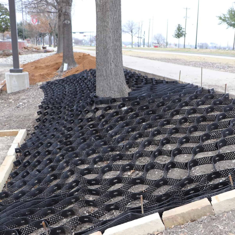 Geo Grid For Walkways, Pathways, Slopes, Driveways, Honeycomb Structure, 5Cm Floor Grid, Embankment Reinforcement Grid (Size : 3M X 6M) 6482260369747